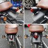1 шт. Мотоцикл Красный 12В Светодиодный Регулируемый Стиль Cafe Racer Стоп-сигнал Задний Фонарь Мотоцикл