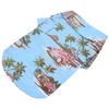 Pet Hawaiian Shirt Cool Breathable Hawaiian Beach Print Dog Summer Camp T Shirt for Dogs and Cats