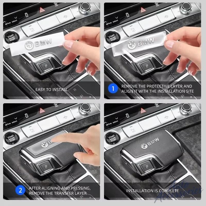 Car metal creative sticker Waterproof Dirt-proof Sticker Accessories For BMW F25 F26 F10 G01 F20 F48 F39 F30 F34 G20 G30 G26 G08 YN8