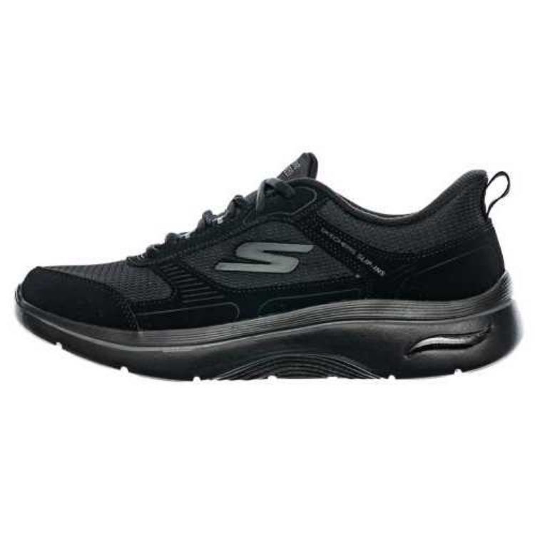 Skechers Go Walk Arch Fit 2.0 Однотонные Простые Удобные Обувь для Ходьбы Мужские кроссовки 216650-BBK