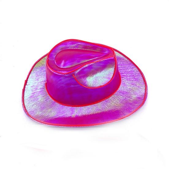 Светящаяся ковбойская шляпа, беспроводная неоновая светодиодная ковбойская кепка в стиле вестерн, светящаяся мигающая световая барная шляпа для вечеринки на Хэллоуин