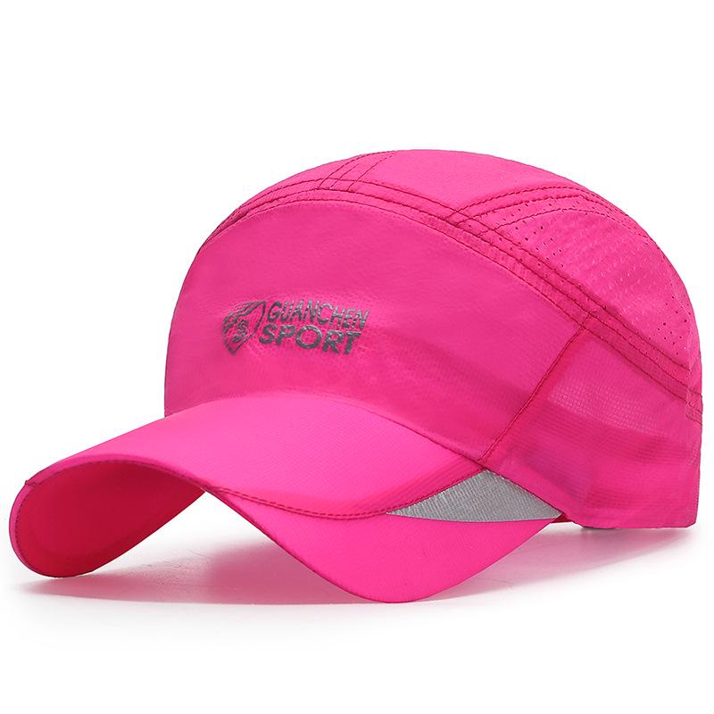 Летние быстросохнущие бейсболки для мужчин и женщин, модные спортивные кепки для защиты от солнца для молодых людей