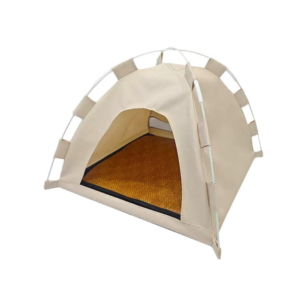 Foldable Dog House Detachable Cooling Dog Cave Cat Bed Portable Pet Tent  Camping Use