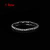 1-10 Rows Fashion Woman Jewelry Elastic Bangle Crystal Rhinestone Wristband Stretch Bracelet