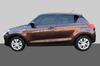 Накладка ручки задней двери SecondStage для Suzuki Swift Piano Black Sport, (S025BLK)