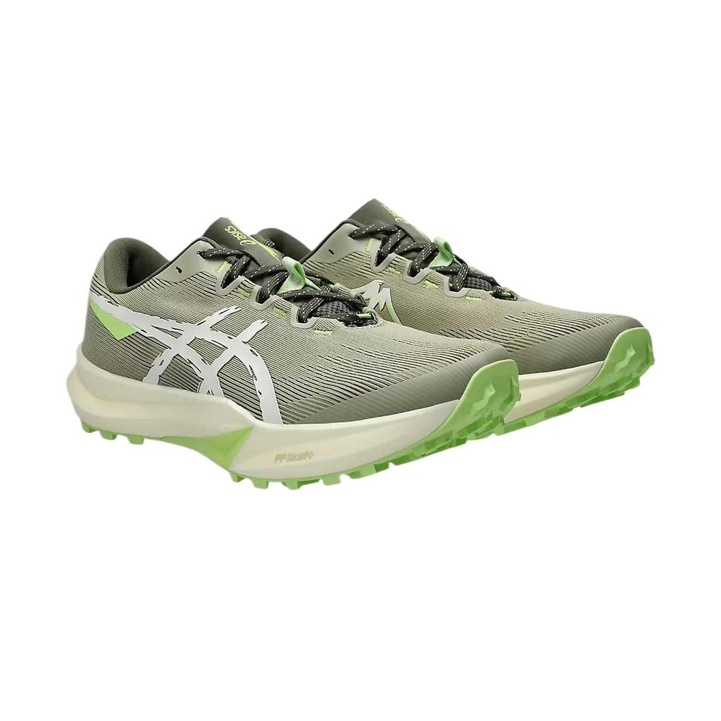 Asics Мужские кроссовки Fuji Lite 6 цвета хаки и кремового оттенка, зеленые 1011C086-300