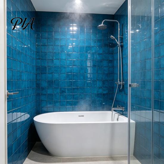 Peel And Stick Wall Tiles Self-Adhesive Mosaic Stickers for Kitchen Bathroom, Waterproof Removable Wallpaper, Sink Backsplash Protector 3D Tile Decals