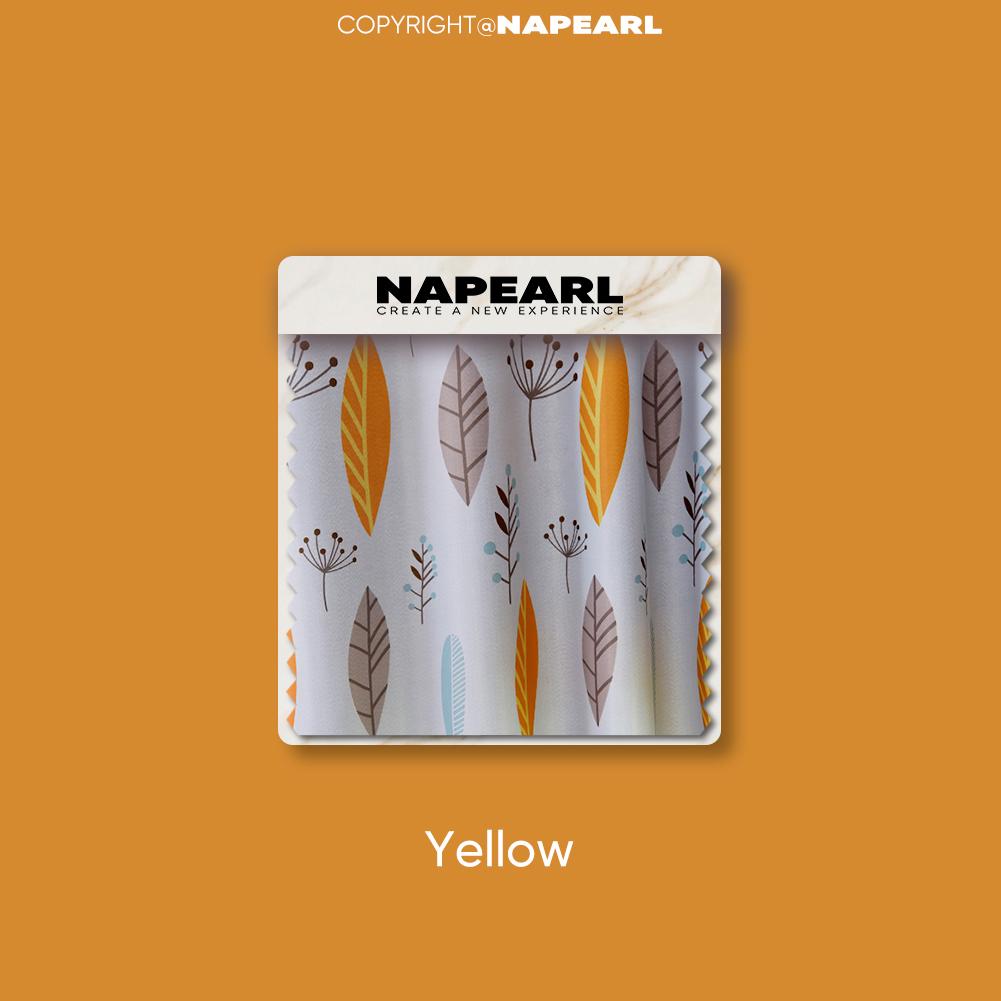 1 шт. NAPEARL 70-80% затемняющие минималистичные современные скандинавские занавески с принтом из полиэстера и растений, прозрачные шторы для гостиной, спальни, домашнего декора