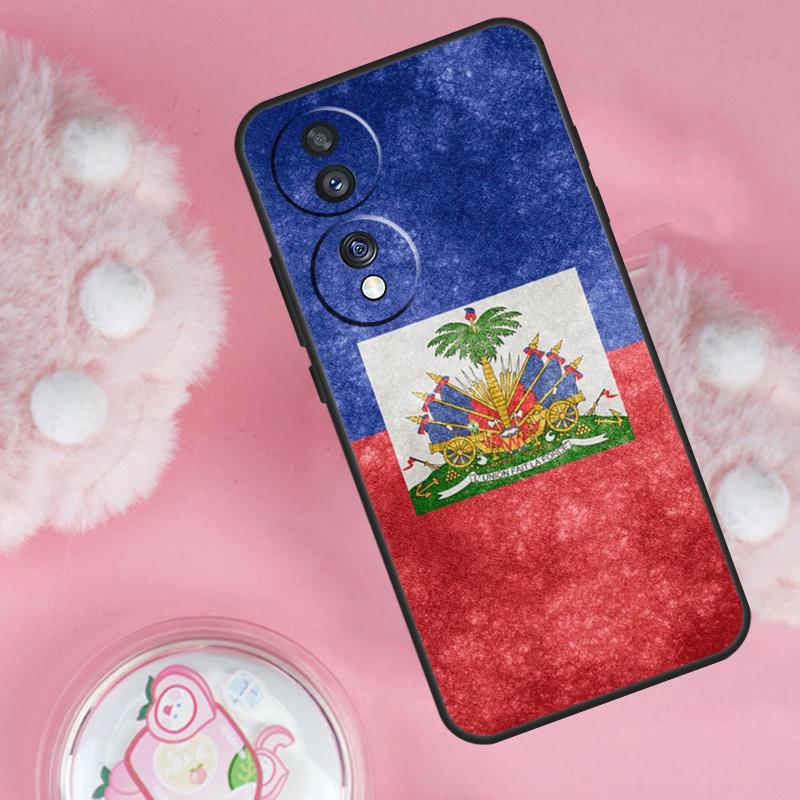 Haiti Haitian Flag Case For Honor 200 Pro 50 70 90 Lite X9b X9a X8b X8a X8 X9 X9c Honor Magic 7 6 5 Lite Cover