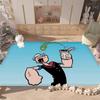 P-PopeyeS The SailorS Floor Mat INS Style Soft Bedroom Floor House Laundry Room Mat Anti-skid Bedside Area Rugs