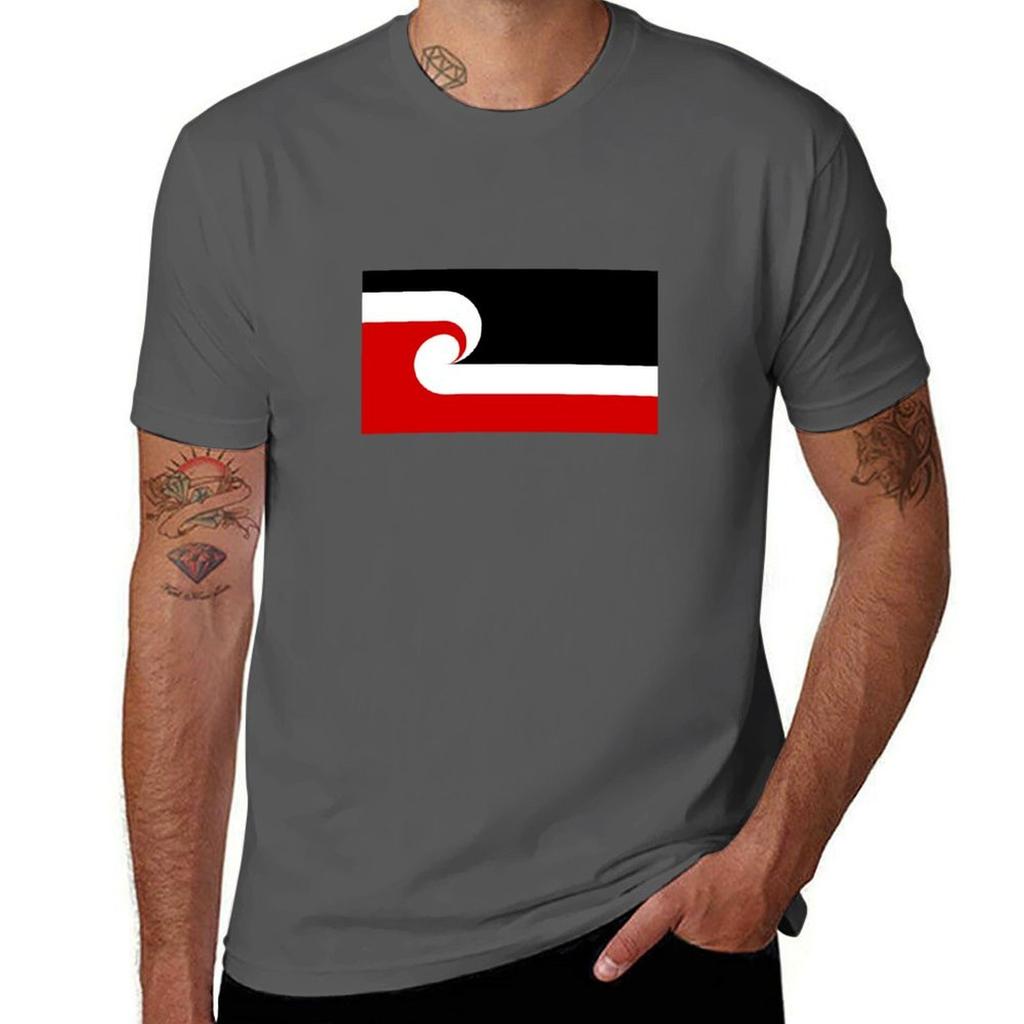 Tino Rangatiratanga Flag TShirt Plus Size Workout Short Sleeve Top TShirt