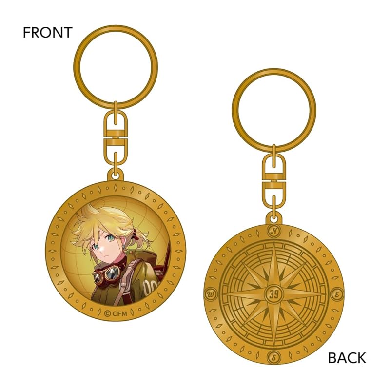 39Culture 2024 WORLD Compass type metal keychain/Kagamine Len