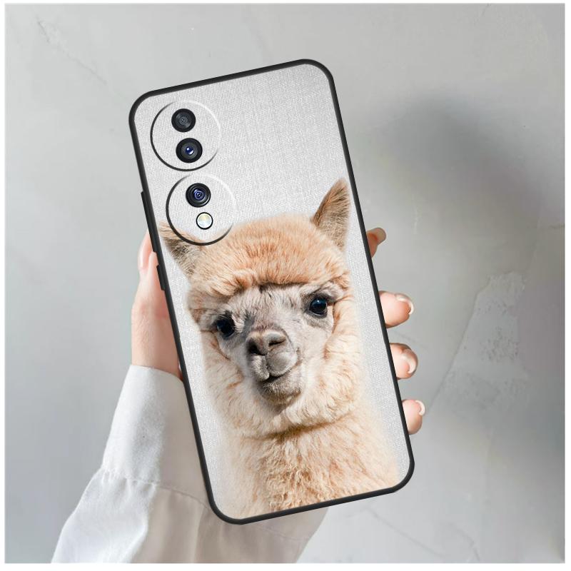 Лама Лама Альпака Для Honor Magic 5 6 7 8 Pro Чехол Для Honor 200 400 Lite 50 70 90 X8c X8b X9a X9b X9c X9d Win