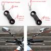 10MM Right Left Thread CNC Motorcycle Side Mirror Mount Riser Extender Adapter For Baja Pulsar 180 200 NS 200 Dominar 400