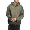 Adidas Originals Trefoil Ww Hooded Jacket With Embroidered Logo Men Outerwear Army-Green HM8017