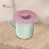 1/3Pcs Sunflower Silicone Cup Lid with Handle Food Grade Heat-Resistant Dustproof Seamless Airtight Universal Round Ceramic Glass Teacup Mug Cover