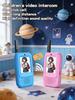2PCS Kids Video Walkie Talkies for Kids Rechargeable Toddler Toys for Indoor Camping Travel Birthday Gfits for Kids Ages 3-12