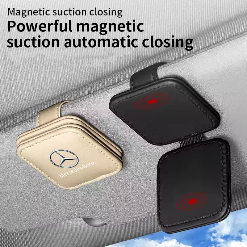 FCM5 Visor Sunglasses Holder Clip Eyeglass Holder For Mercedes Benz B/C/E/S Class W203 W204 W205 W210 W211 W212 W221 Car Accessories