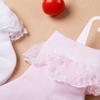 Осенние летние носки для маленьких девочек принцессы с кружевным узором, однотонные носки из хлопка для новорожденных, короткие чулки
