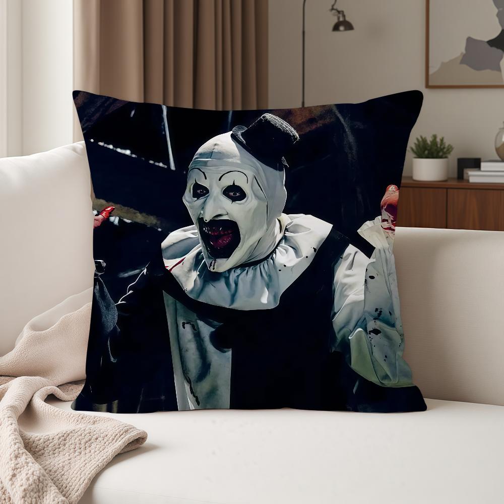 Film Funny TTerrifier 4 Horror Pillow Case Suitable For Bedrooms Living Rooms Cars Home Decoration