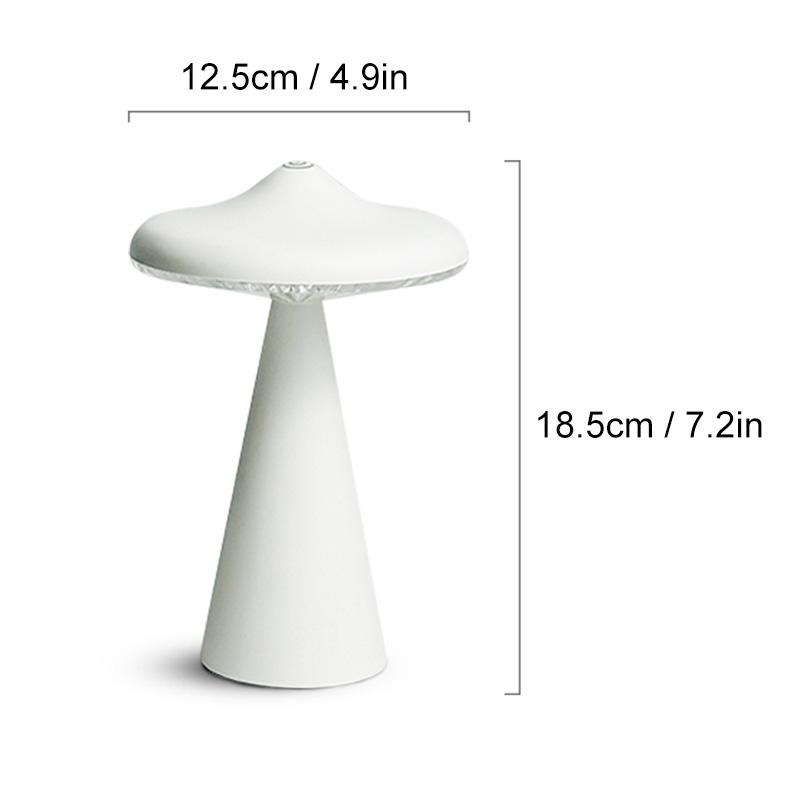 16 цветов НЛО настольная лампа светодиодная регулируемая яркость сенсорный датчик ночник USB перезаряжаемая атмосфера настольная лампа домашний прикроватный декор освещение