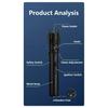 Planet Lightsaber Metal Outdoor Windproof Turbine Torch Jet Lighter BBQ Welding Cigar Tool Butane Gas Lighter 360° Gun