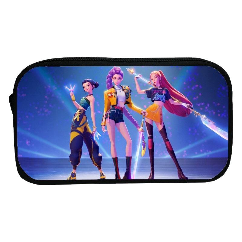 Пенал для ученика-охотника на демонов для девочки, офисный, школьный, сумка для ручек, мультяшный пенал