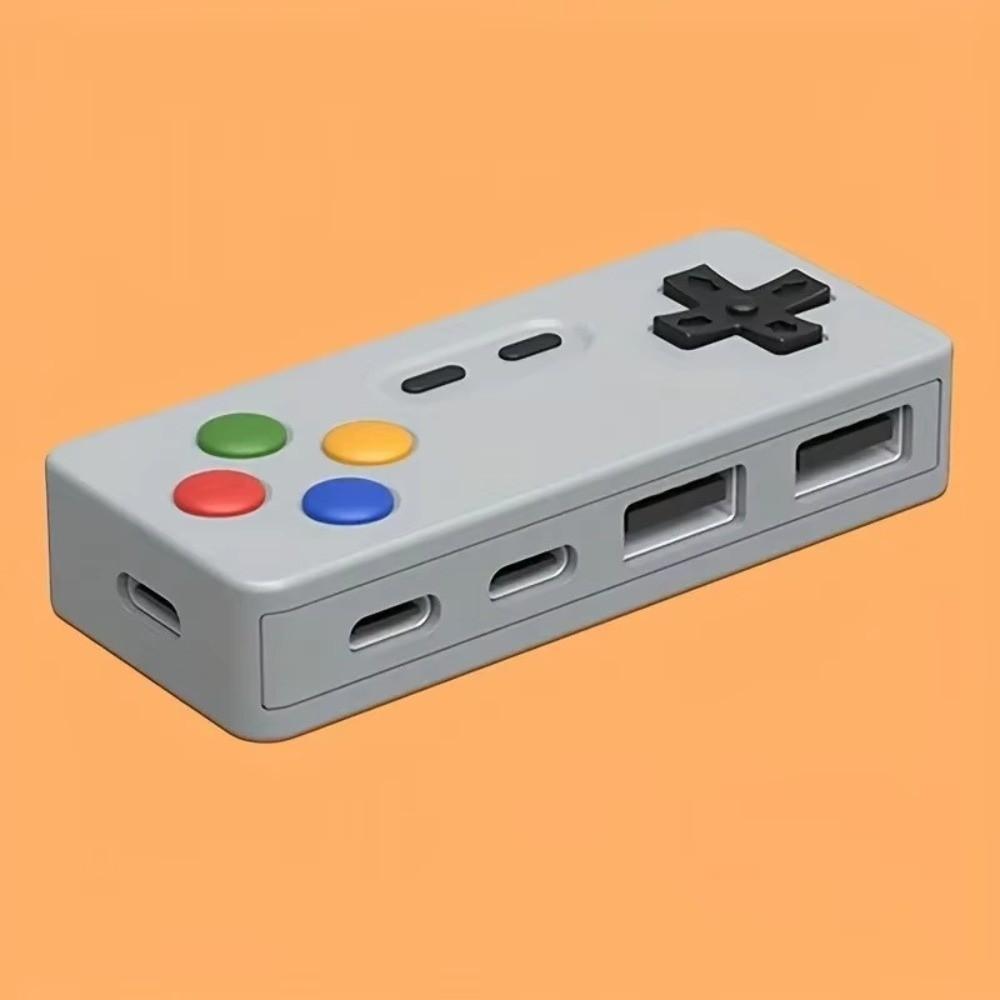 Gamepad shape USB Expander Game Controller USB-C Adapter Creative Game Controller USB Hub For PC