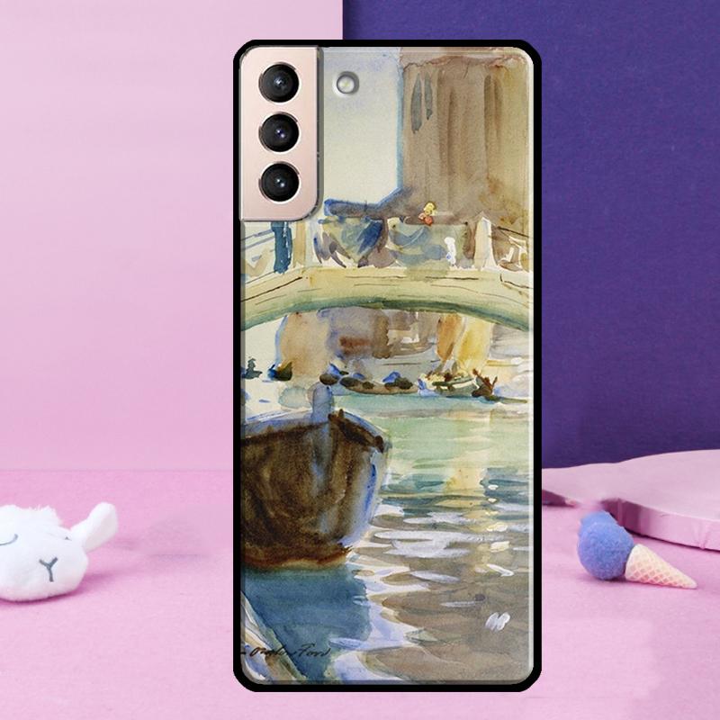 Путешествие Италия Улица Венеция Чехол для телефона Для Samsung Galaxy S25 Ultra S24 S23 Ultra S9 S10 S20 S21 S22 Plus S24 FE Чехол