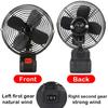 Metal Construction Rechargeable Fan Rechargeable Strong Wind Fan Compact Electric Fan  Office Use
