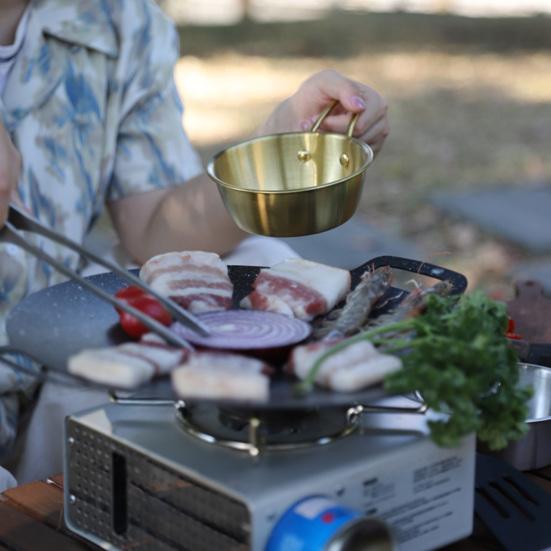Чашка Сьерра для кемпинга, миска из нержавеющей стали, нержавеющая, устойчивая к коррозии, полированная поверхность, кружка для питья, мини уличный горшок