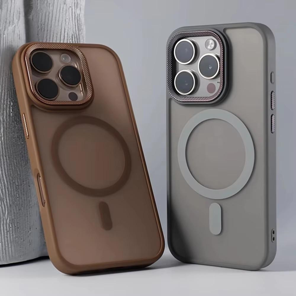 Роскошный защитный чехол Spiricle для камеры для iPhone 15 16 Pro Max 16 Чехлы Magsafe для iPhone 14 12 11 13 17 Pro Max Матовый чехол