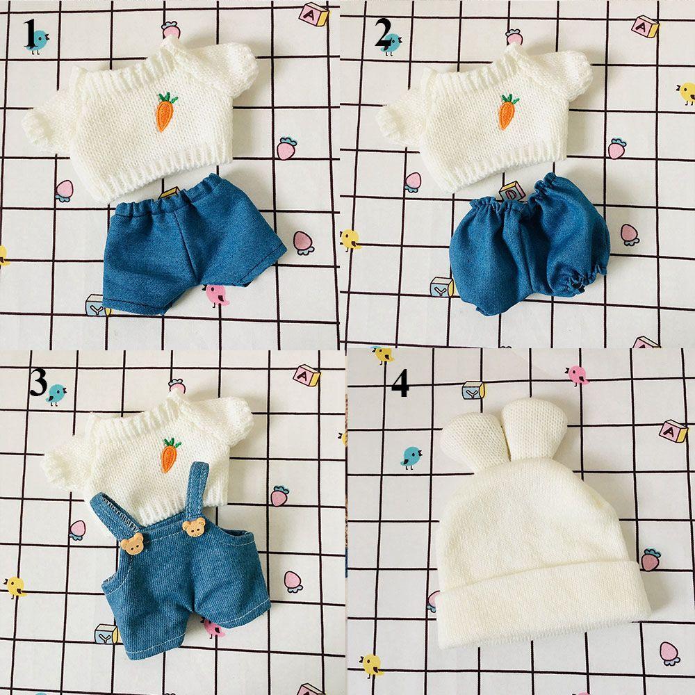 for Idol Dolls Knitted Sweater Clothes Doll Pants Suit Dolls Cartoon Sweater 20cm Doll Clothes