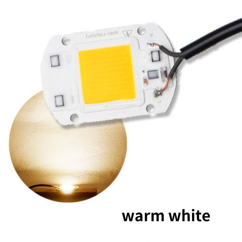 5 шт. светодиодный чип COB лампа 20 Вт 30 Вт 50 Вт AC 110 В 220 В не нужен драйвер DIY прожектор прожектор холодный теплый белый уличный светильник шарик