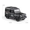 Масштаб 1/32 Land Rover Defender 110 литой автомобиль Land Defender 110 Rover Fire металлическая модель со светом и звуком инерционный автомобиль коллекция игрушек из сплава