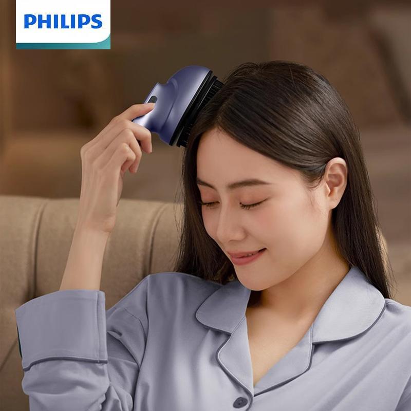 Philips PPM5301H массажная расческа для кожи головы, интеллектуальная массажная расческа, питательный уход за волосами, эфирное масло, массажер для головы для кормления, беспроводной портативный