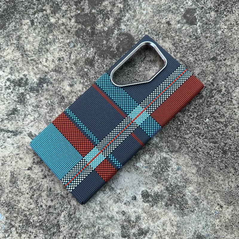 Роскошный чехол Magsafe из углеродного волокна для беспроводной зарядки Samsung Galaxy S25 Ultra S24 S23 S24 Plus, защитный чехол из сплава для объектива