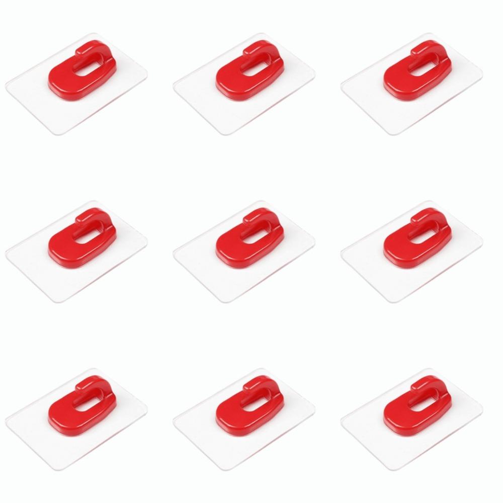 No Traces Mini Strong Hooks Transparent Utility Hooks Invisible Self-Adhesive Hooks  Necklaces