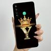 Для Huawei Y7p P40 Lite E ART-L28 ART-L29 Модный Чехол для Телефона с Инициалами для Пары Y7P 2020 Мягкий Силиконовый TPU Защитный Чехол