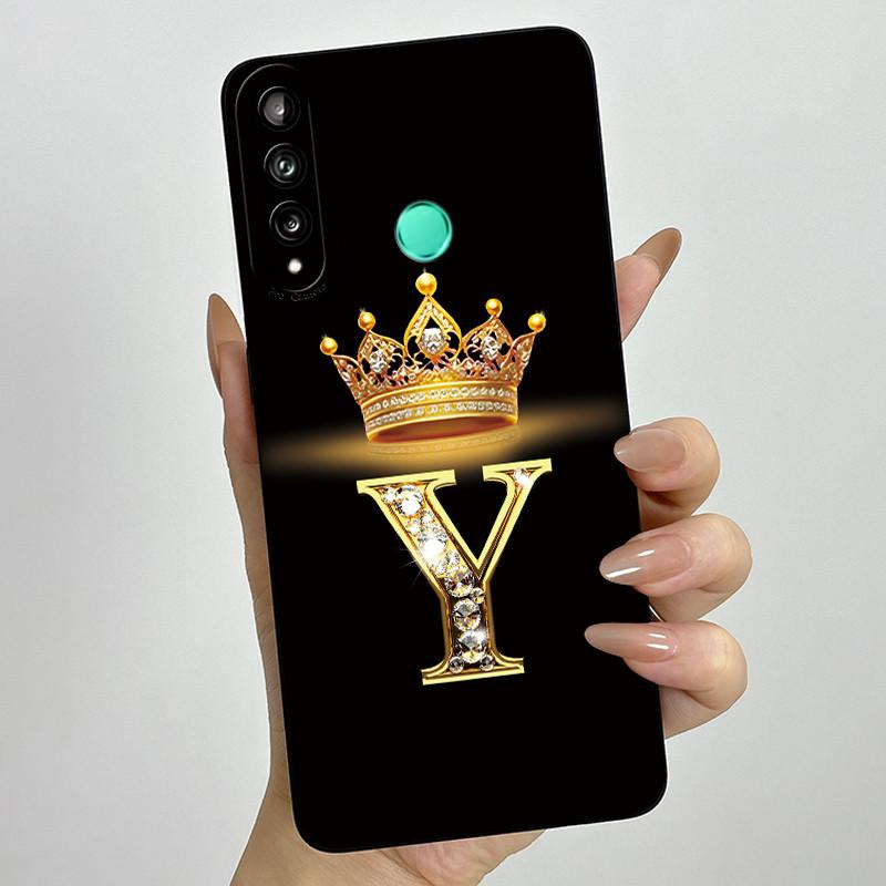 Для Huawei Y7p P40 Lite E ART-L28 ART-L29 Модный Чехол для Телефона с Инициалами для Пары Y7P 2020 Мягкий Силиконовый TPU Защитный Чехол