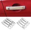 For Nissan Qashqai J10 Altima Pathfinder R51 Navara D40 Sentra Maxima Quest Chrome Side Door Handle Cover Trim
