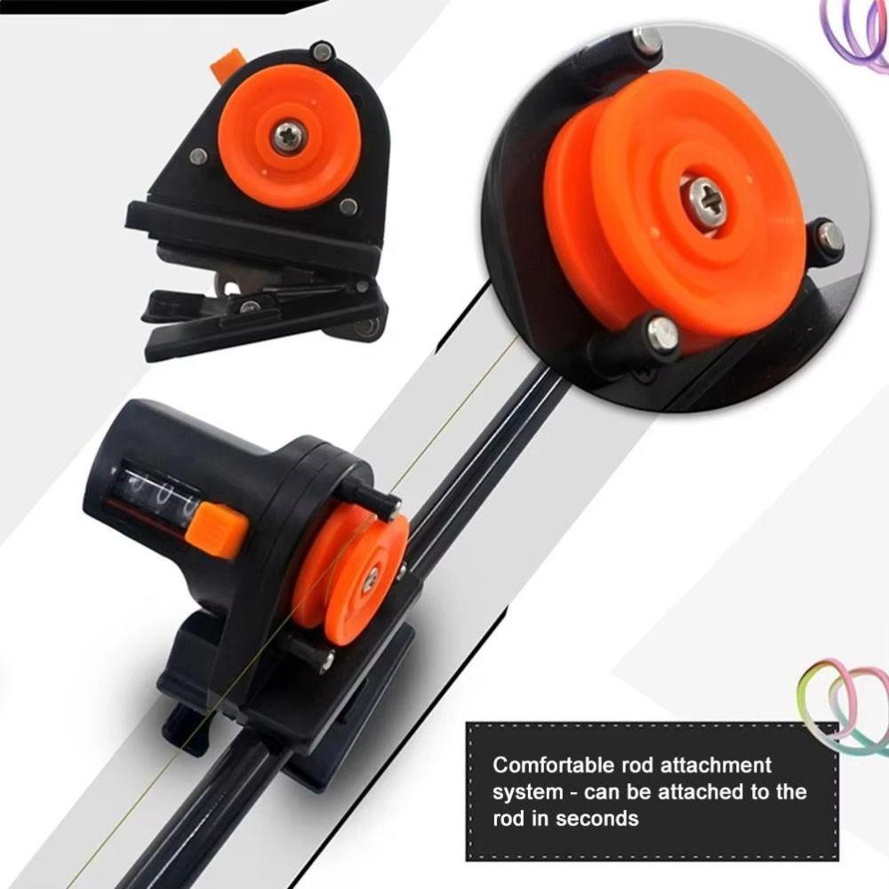 0-999M Fishing Line Finder Counter 6cm Fishing Tackle Length Gauge Counter  Fishing Equipment