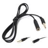 1M 3.5mm 4 Pole Jack Male To Female Earphone Headphone Audio Extension Cable