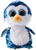 Meteor Apac Ty Flippables Peyton M size Width 11cm x Height 19cm x Depth 12cm (Penguin) Approx.