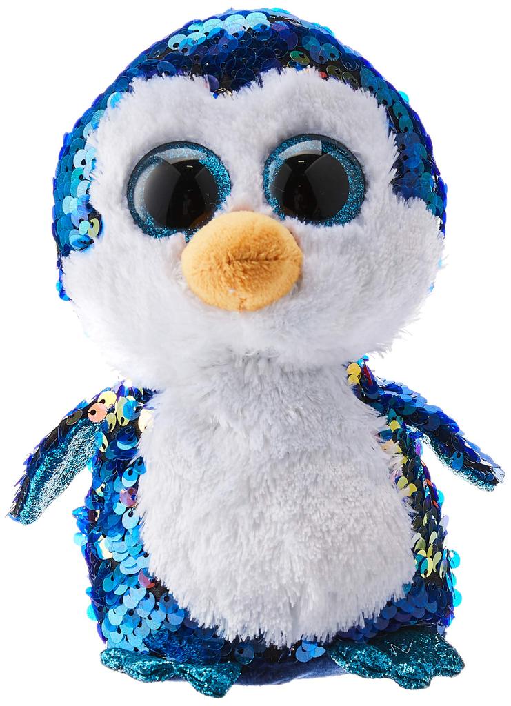 Meteor Apac Ty Flippables Peyton M size Width 11cm x Height 19cm x Depth 12cm (Penguin) Approx.