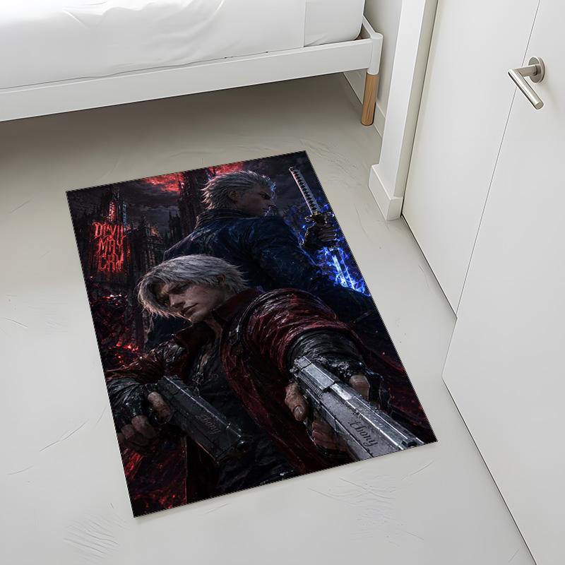 Devil May Cry (5) Rug Suitable For Living Rooms Bedrooms Computer Rooms Dining Areas And Placement Under Tables And Chairs Also An Ideal Choice For Of