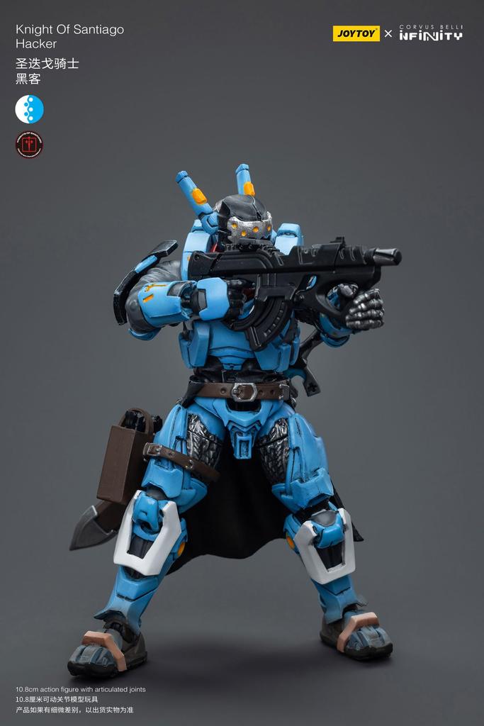 JOYTOY X Infinity Knight of Santiago Hacker Scale PVC ABS Painted Movable Figure 1/18 &