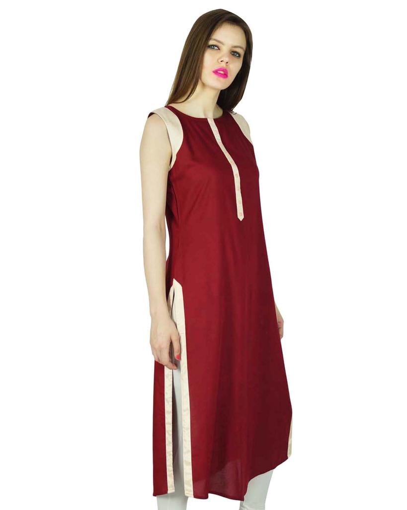 Phagun Indian Ethnic Kurti Rayon Top Designer Bollywood Kurta Women Tunic