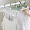 Multi-Functional Plastic Clothes Hanger Travel Space Saving Foldable Hanger Creative Clothes Rack Children Baby Hanger