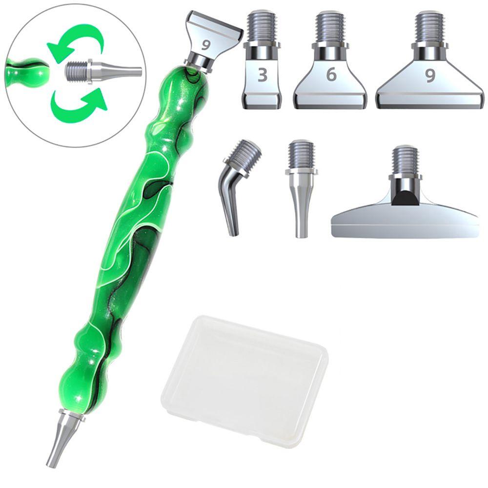 Cross Stitch Point Drill Pen Alloy Replacement Pen Heads Resin Diamond Painting Pen Resin Pen